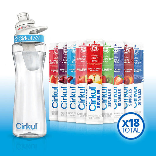 22oz. Plastic Bottle & GoSip® Black Cherry