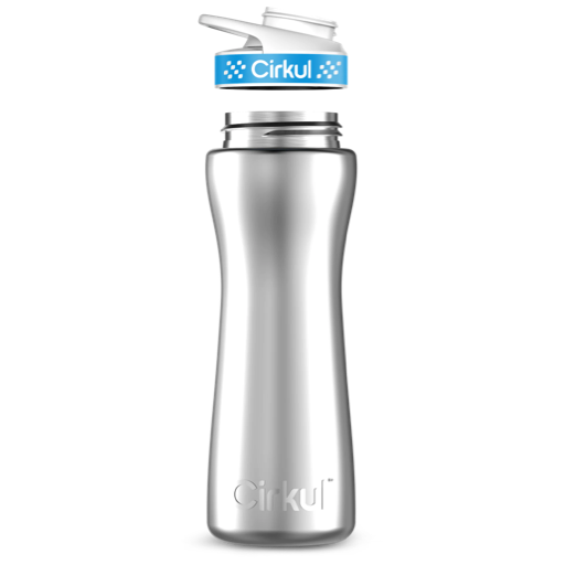 22oz. Stainless Steel Bottle & Comfort Grip Lid
