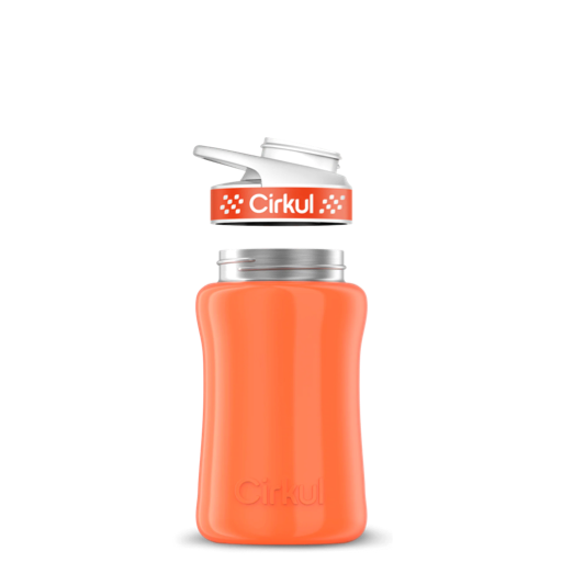 12oz. Stainless Steel Bottle & Comfort Grip Lid