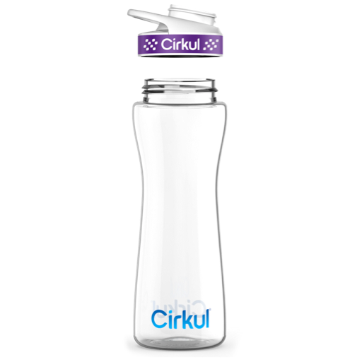 22oz. Plastic Bottle & Comfort Grip Lid